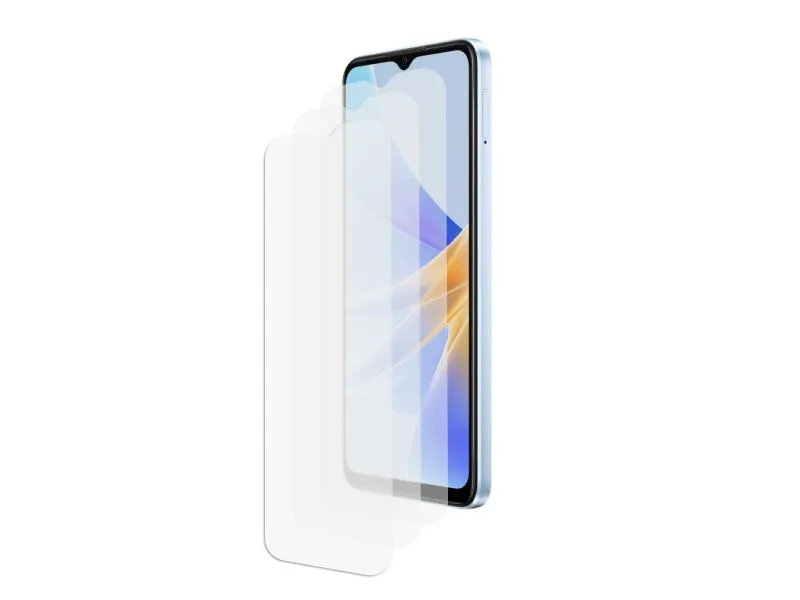 

Стекло защитное гибридное Krutoff для Oppo A17, 3 шт 299443