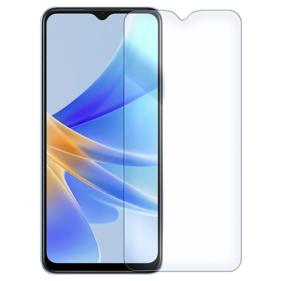 

Стекло защитное гибридное Krutoff для Oppo A17 299440