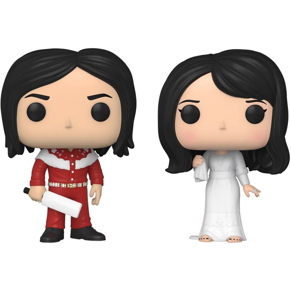 Фигурка Funko POP! Rocks The White Stripes Jack White & Meg White 2PK 61428 фигурка джек скеллингтон 12 голов 33 см