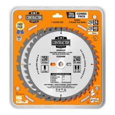 

CMT Комплект из 2-х дисков CMT 250x2.6/1.8x30 Z24+40 ATB