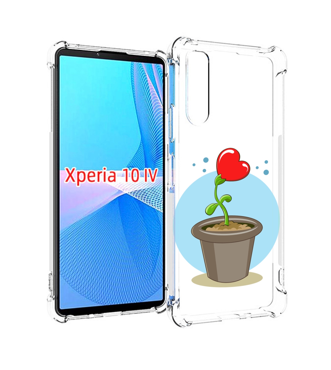 

Чехол MyPads Растение любви 14 февраля для Sony Xperia 10 IV (10-4), Прозрачный, Tocco