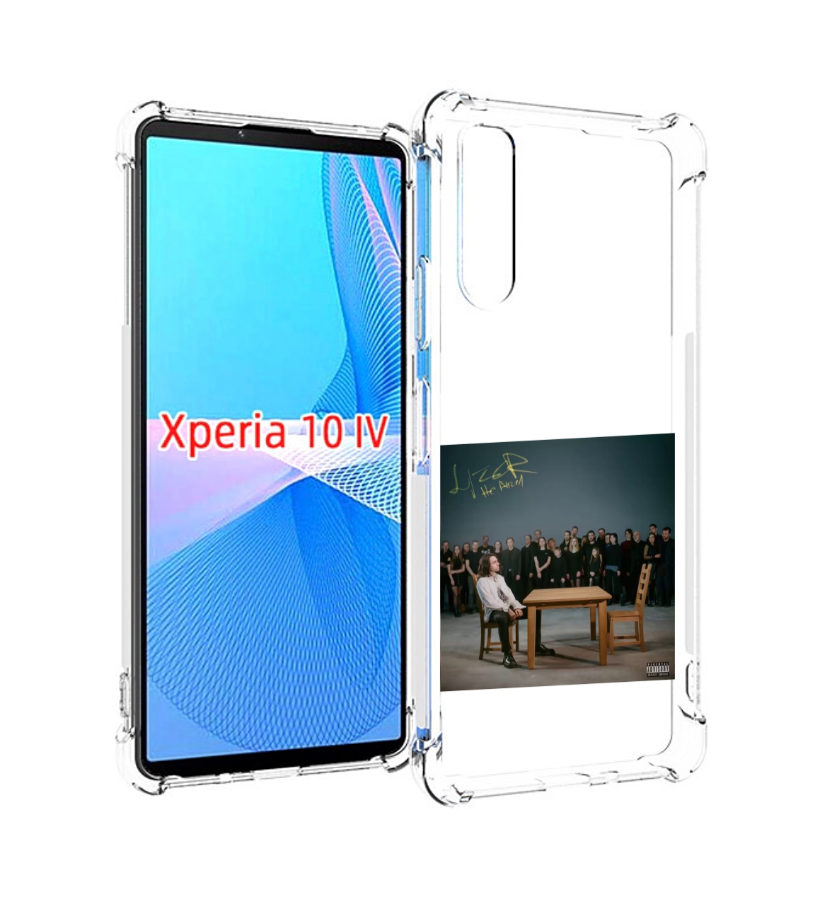 

Чехол MyPads Не Ангел LIZER для Sony Xperia 10 IV (10-4), Прозрачный, Tocco
