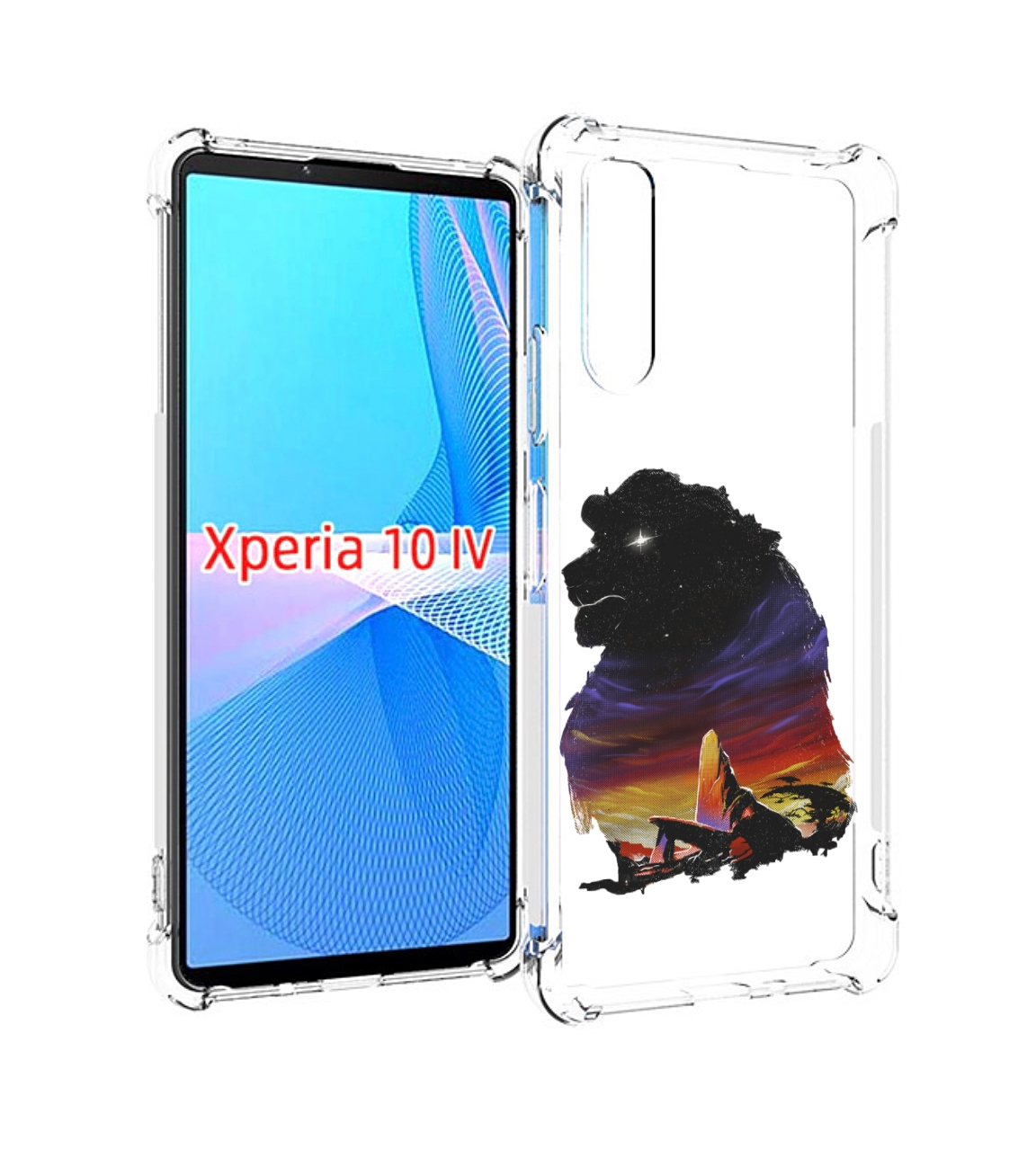 

Чехол MyPads Муфаса для Sony Xperia 10 IV (10-4), Прозрачный, Tocco