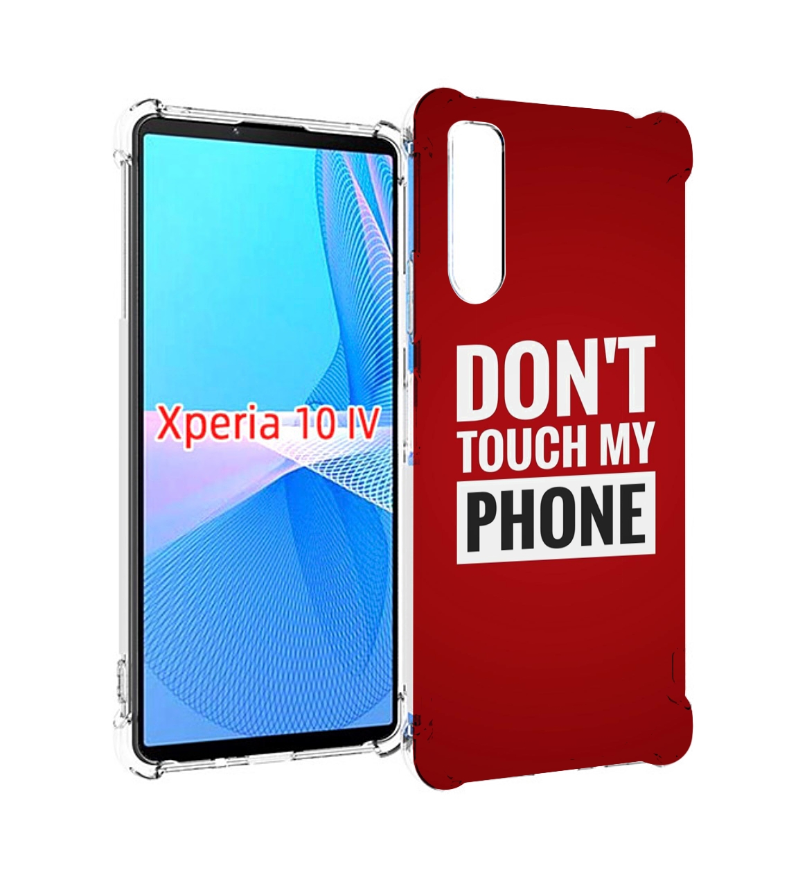 

Чехол MyPads Мой-телефон для Sony Xperia 10 IV (10-4), Прозрачный, Tocco