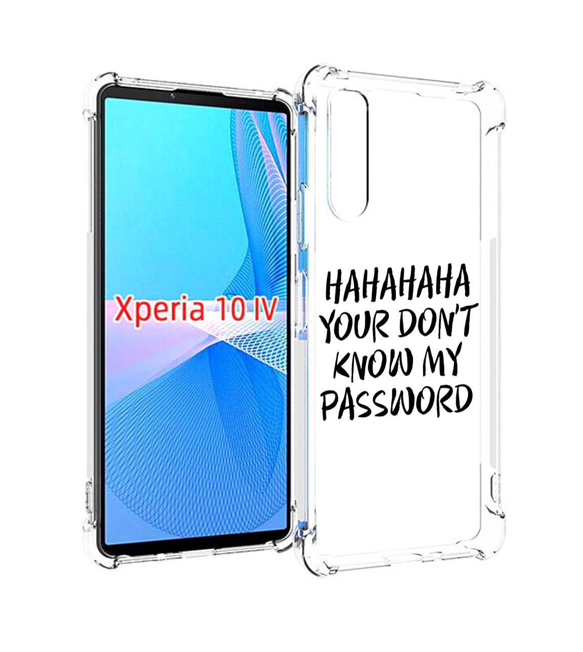 

Чехол MyPads Мой-пароль для Sony Xperia 10 IV (10-4), Прозрачный, Tocco