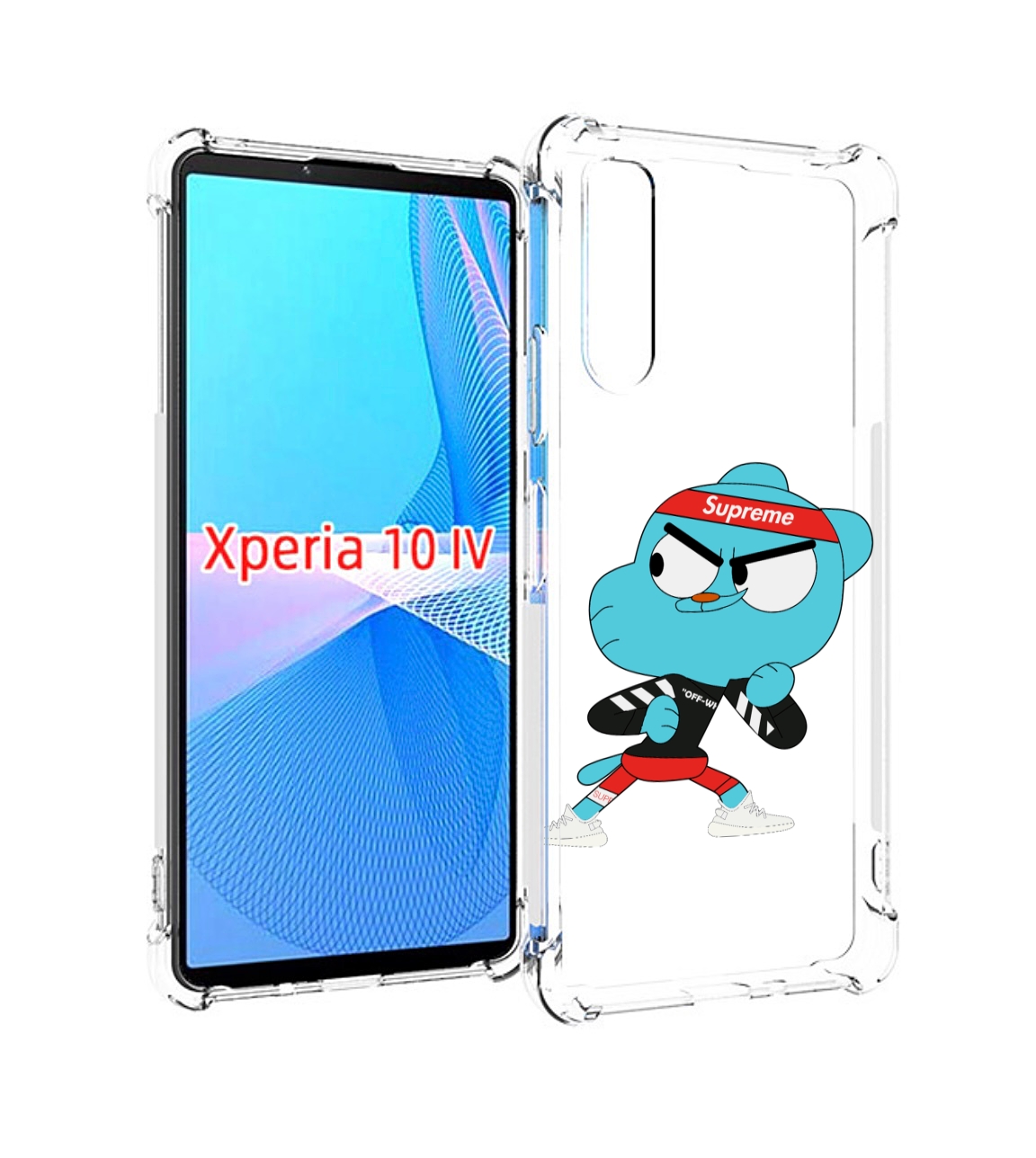 

Чехол MyPads Модный-Гамбол для Sony Xperia 10 IV (10-4), Прозрачный, Tocco