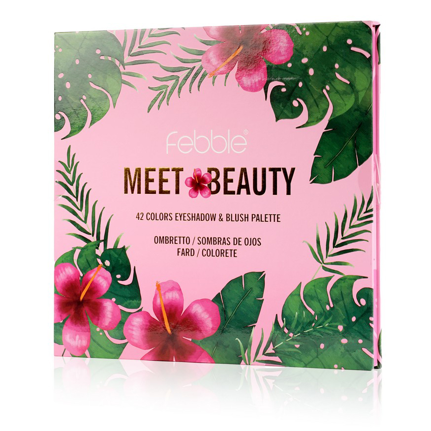 

Тени для век Ushas Febble Meet Beauty 42 цвета 52,6 г