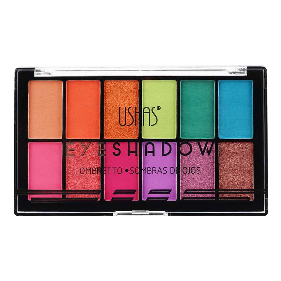 фото Тени для век ushas eyeshadow-2 12 цветов 19,2 г