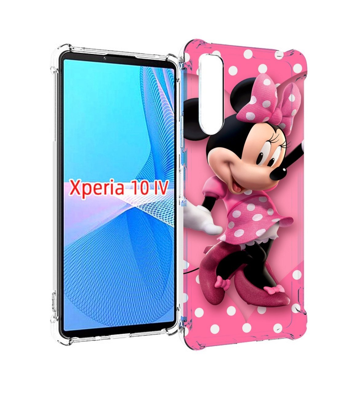 

Чехол MyPads Минни-Маус-в-сердце женский для Sony Xperia 10 IV (10-4), Прозрачный, Tocco