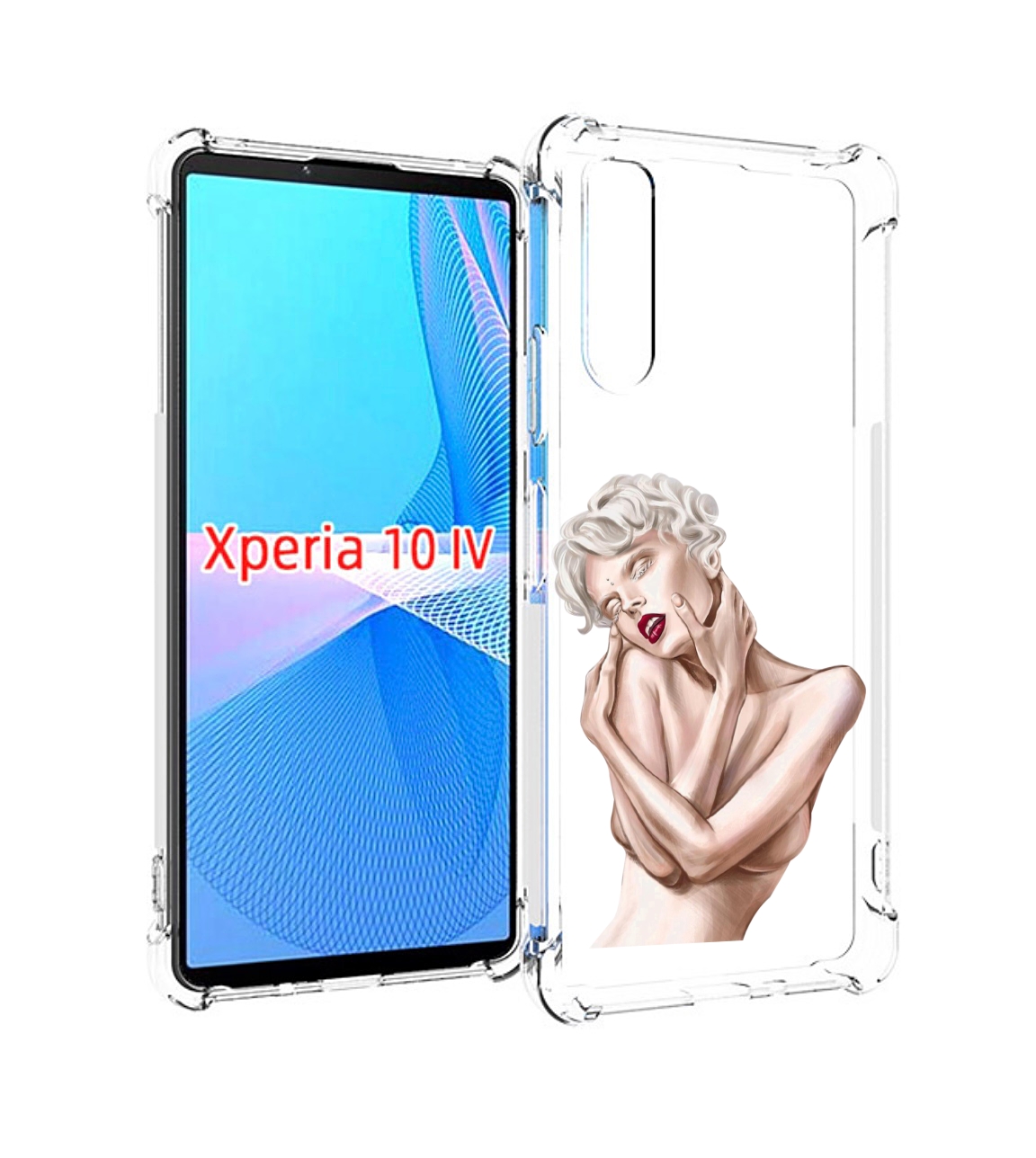 

Чехол MyPads Мигера женский для Sony Xperia 10 IV (10-4), Прозрачный, Tocco