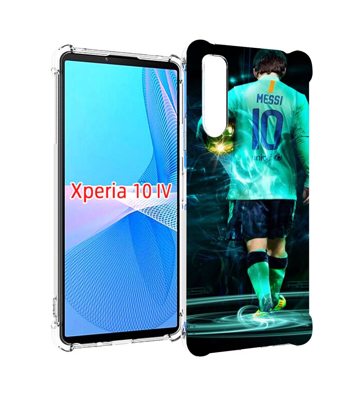 

Чехол MyPads Месси мужской для Sony Xperia 10 IV (10-4), Прозрачный, Tocco