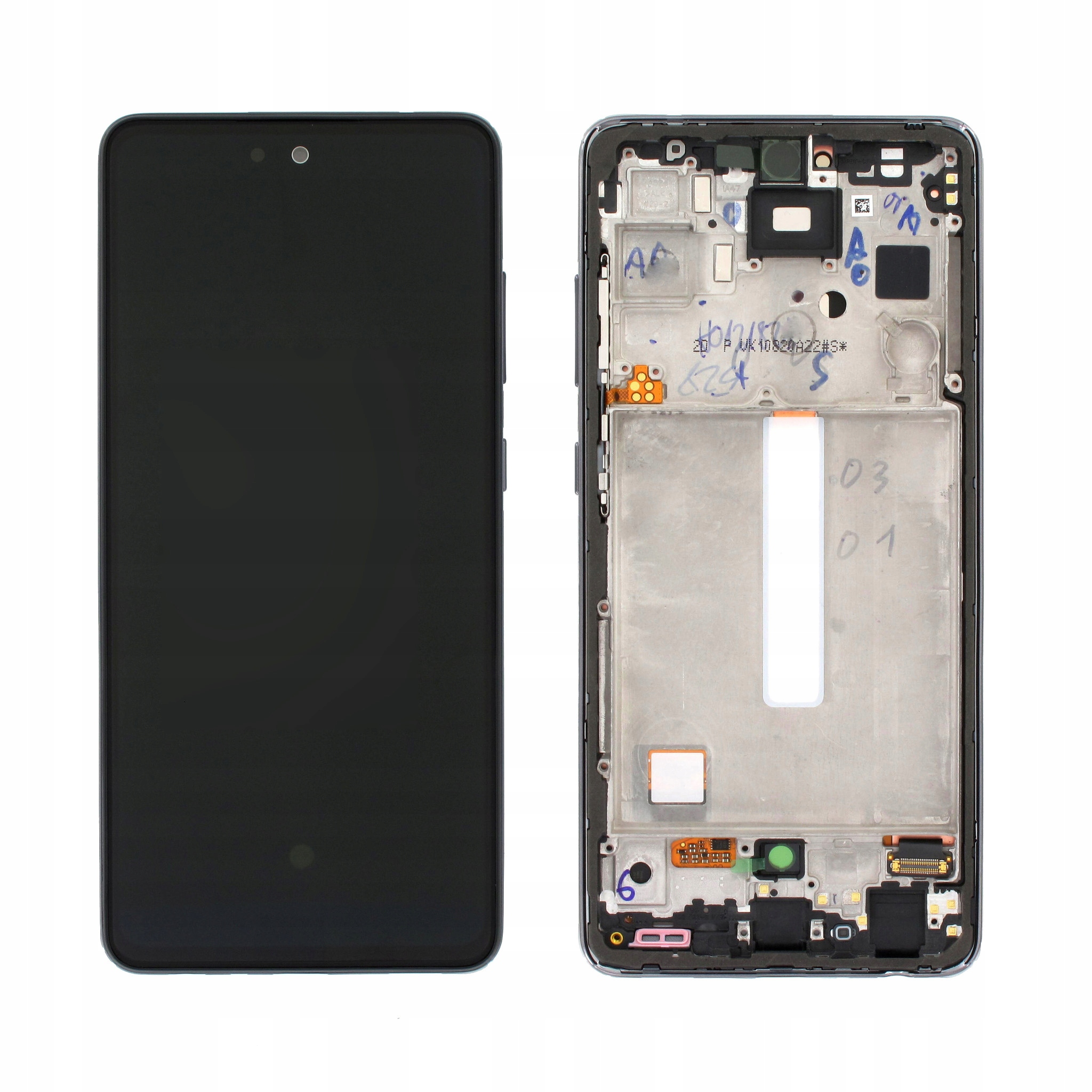 Дисплей для Samsun A528 Galaxy A52s 2021 в рамке+ тачскрин (черный)