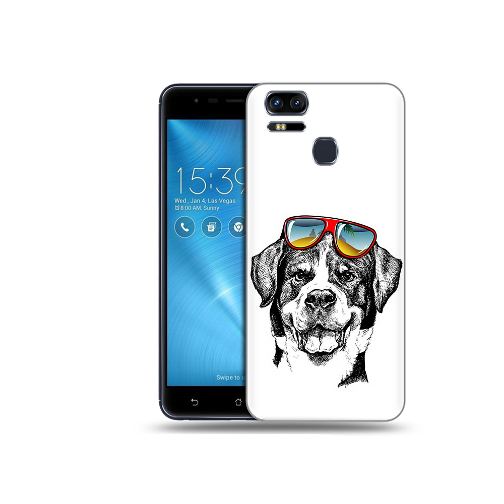 

Чехол MyPads Tocco для Asus ZenFone 3 счастливая собака (PT51214.656.631), Прозрачный, Tocco