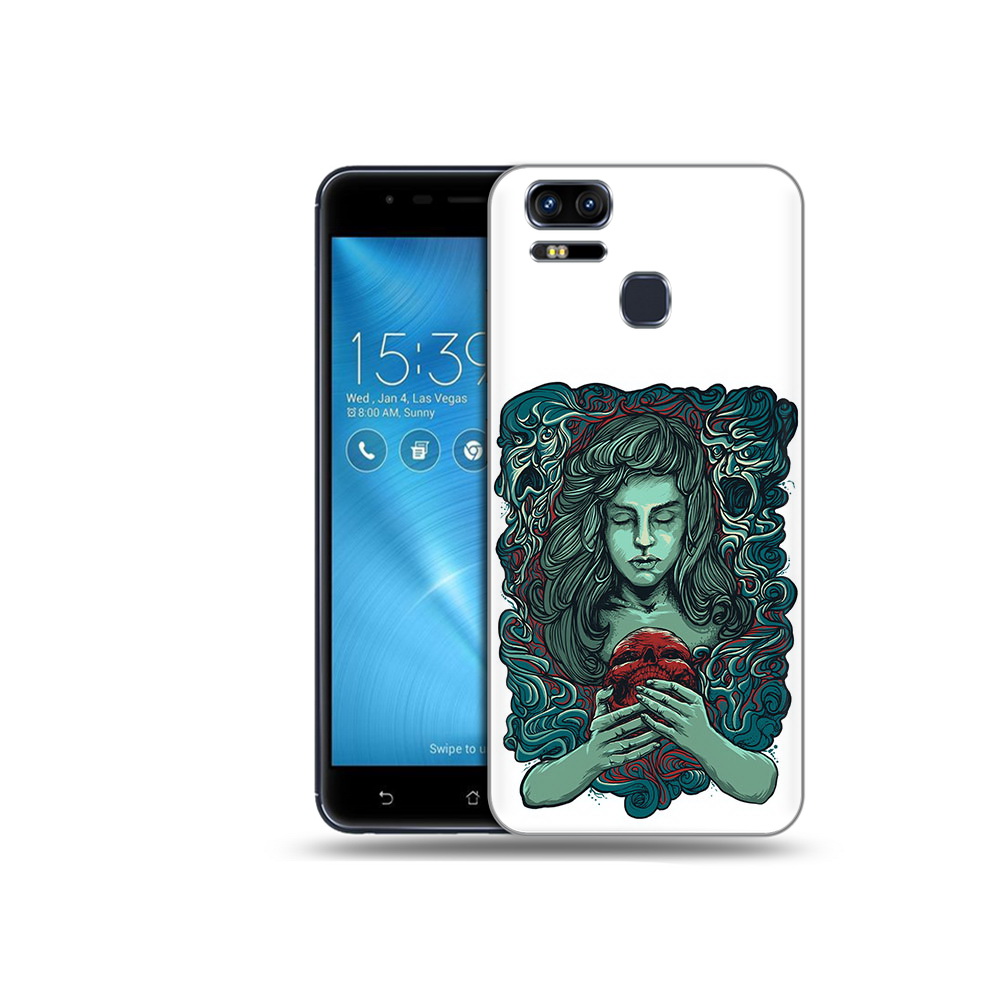 

Чехол MyPads Tocco для Asus ZenFone 3 спящая девушка (PT51214.656.619), Прозрачный, Tocco