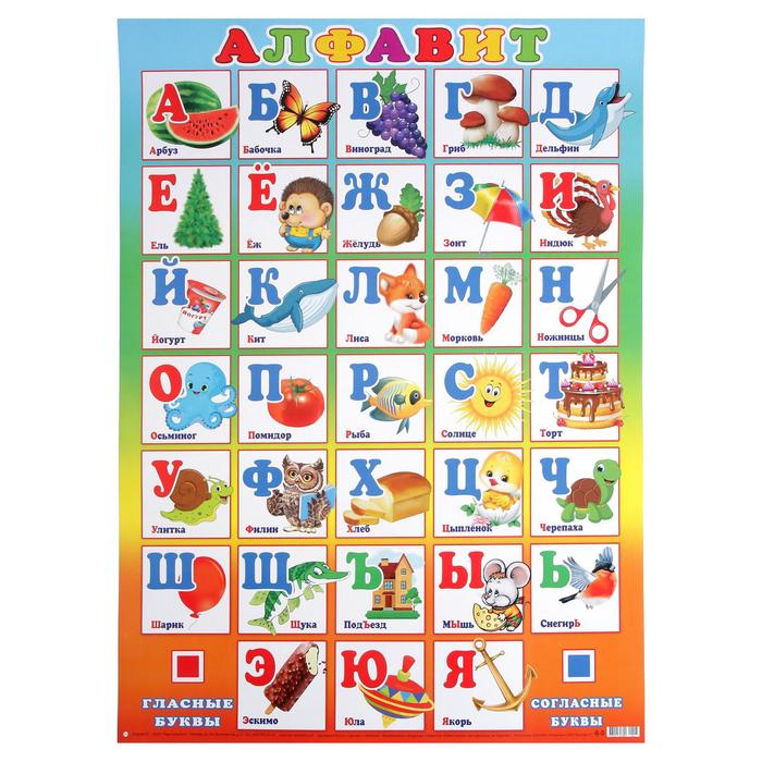 

Плакат "Алфавит" А2