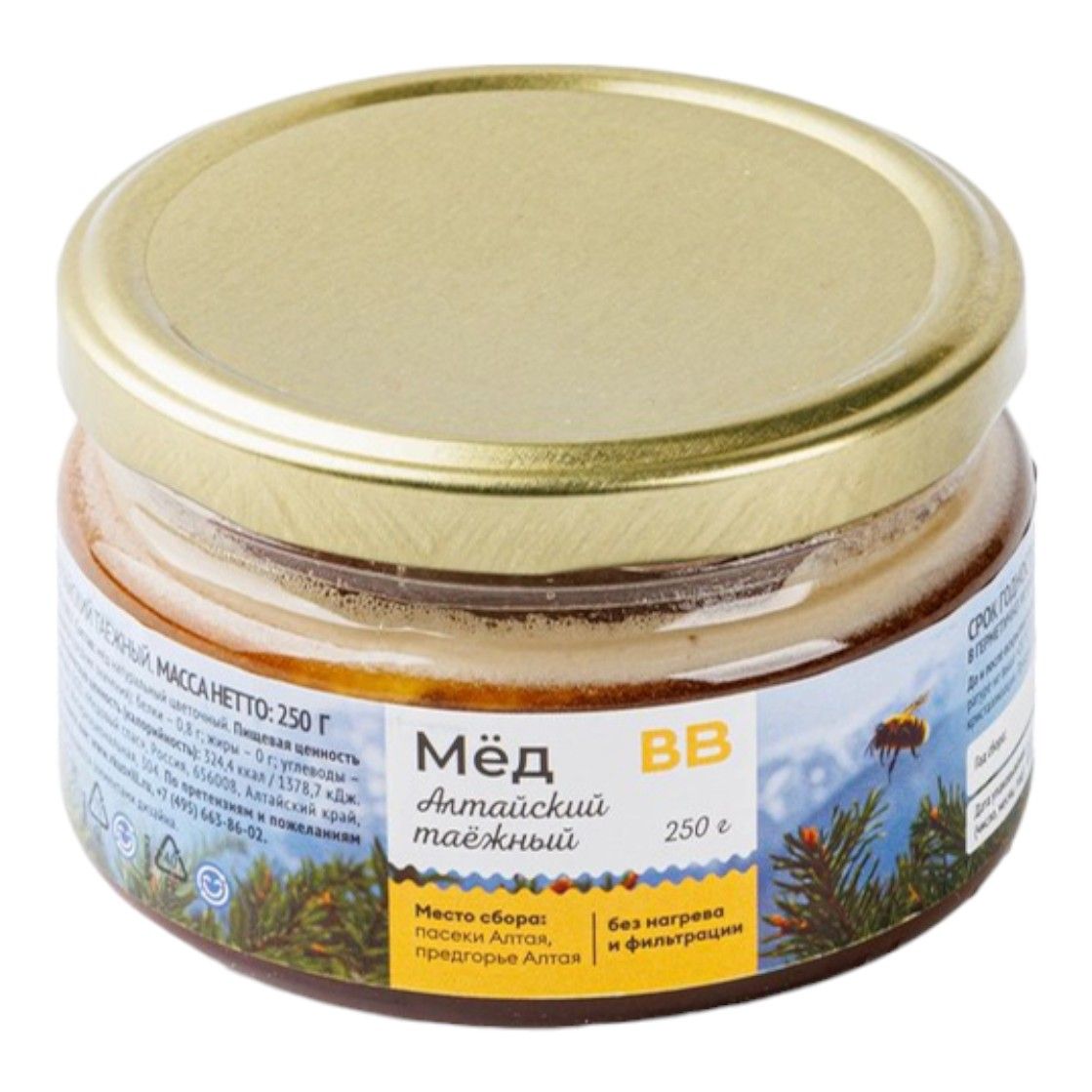 

Мед ВкусВилл Таежный 250 г