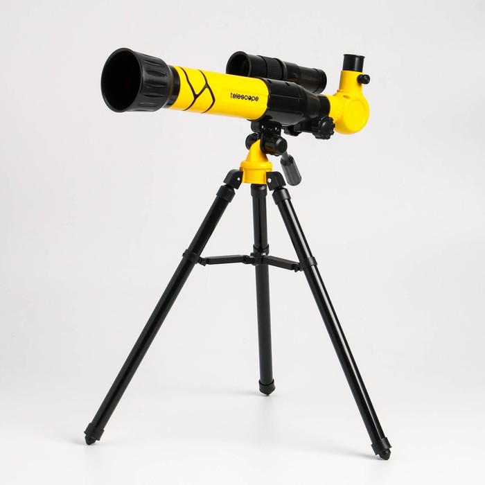 фото Телескоп "юный астроном" кратность х40, жёлтый nobrand