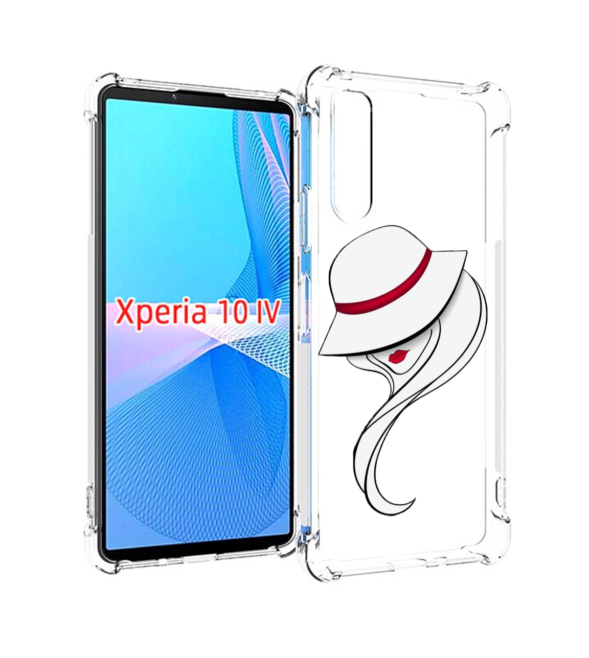 

Чехол MyPads Лого женский для Sony Xperia 10 IV (10-4), Прозрачный, Tocco