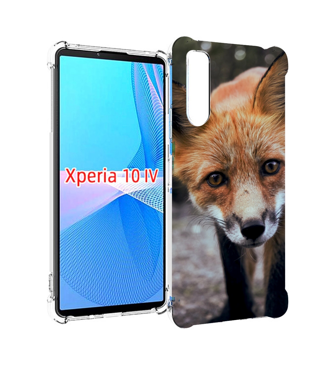 

Чехол MyPads Лисица для Sony Xperia 10 IV (10-4), Прозрачный, Tocco