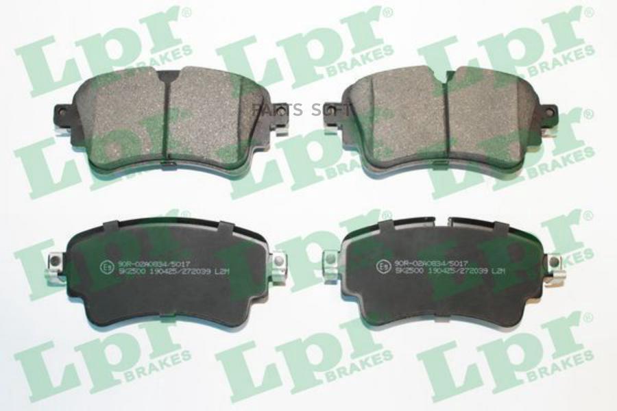 

Тормозные колодки Lpr дисковые 05P2039