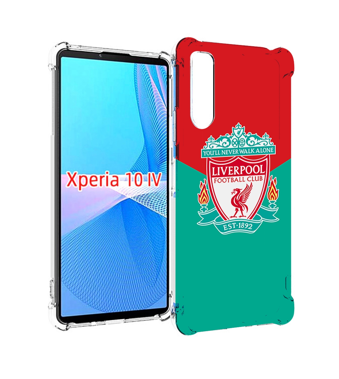 

Чехол MyPads Ливерпуль мужской для Sony Xperia 10 IV (10-4), Прозрачный, Tocco