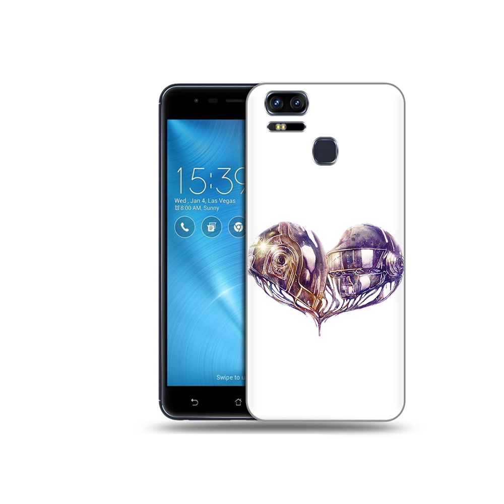 

Чехол MyPads Tocco для Asus ZenFone 3 сердце абстракция (PT51214.656.596), Прозрачный, Tocco