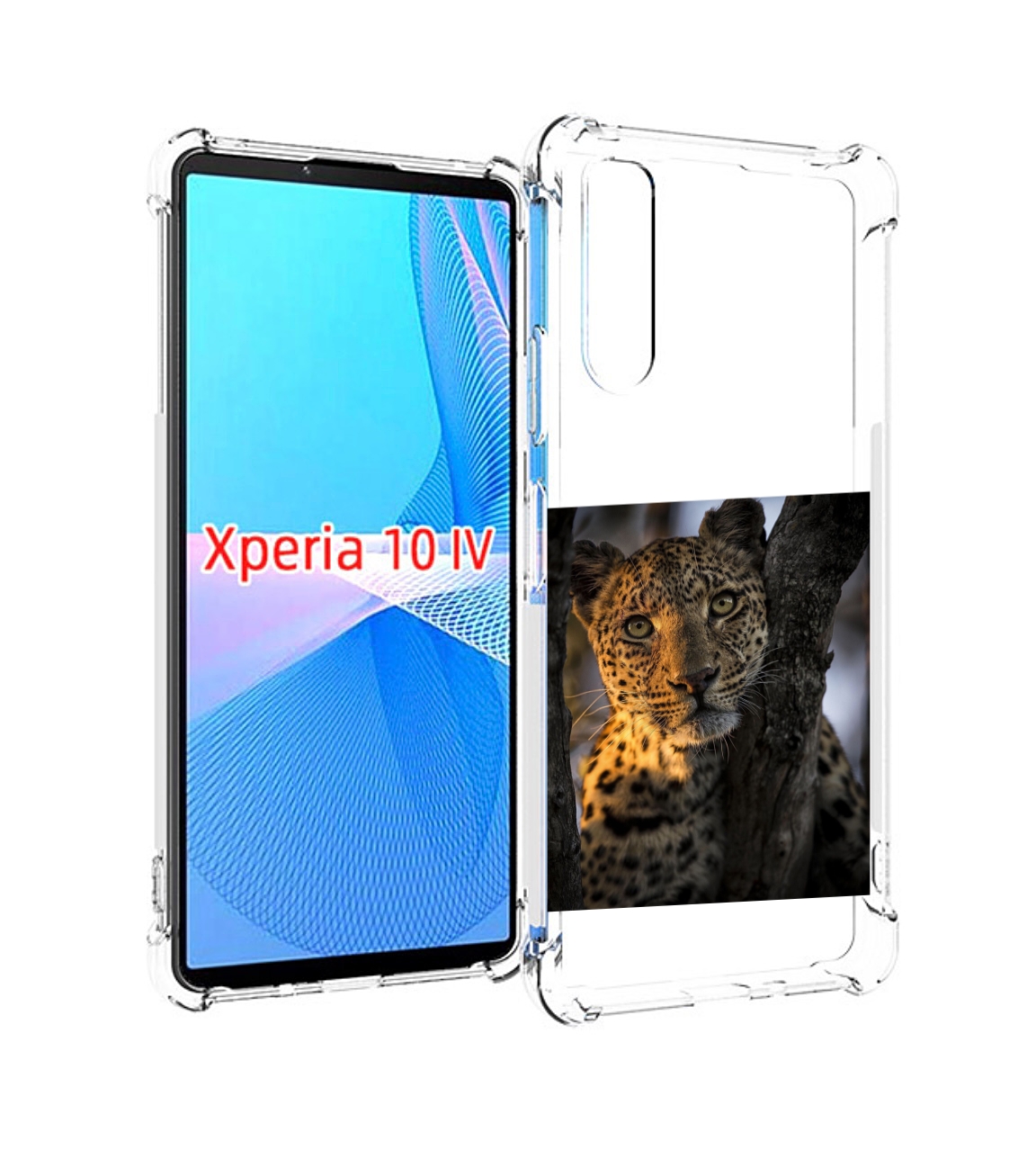 

Чехол MyPads Леопард для Sony Xperia 10 IV (10-4), Прозрачный, Tocco