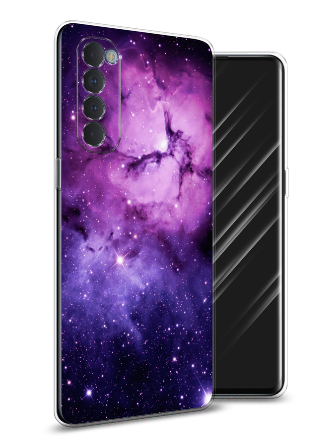 

Чехол Awog на Oppo Reno 4 Pro "Космос 18", Разноцветный, 258950-4