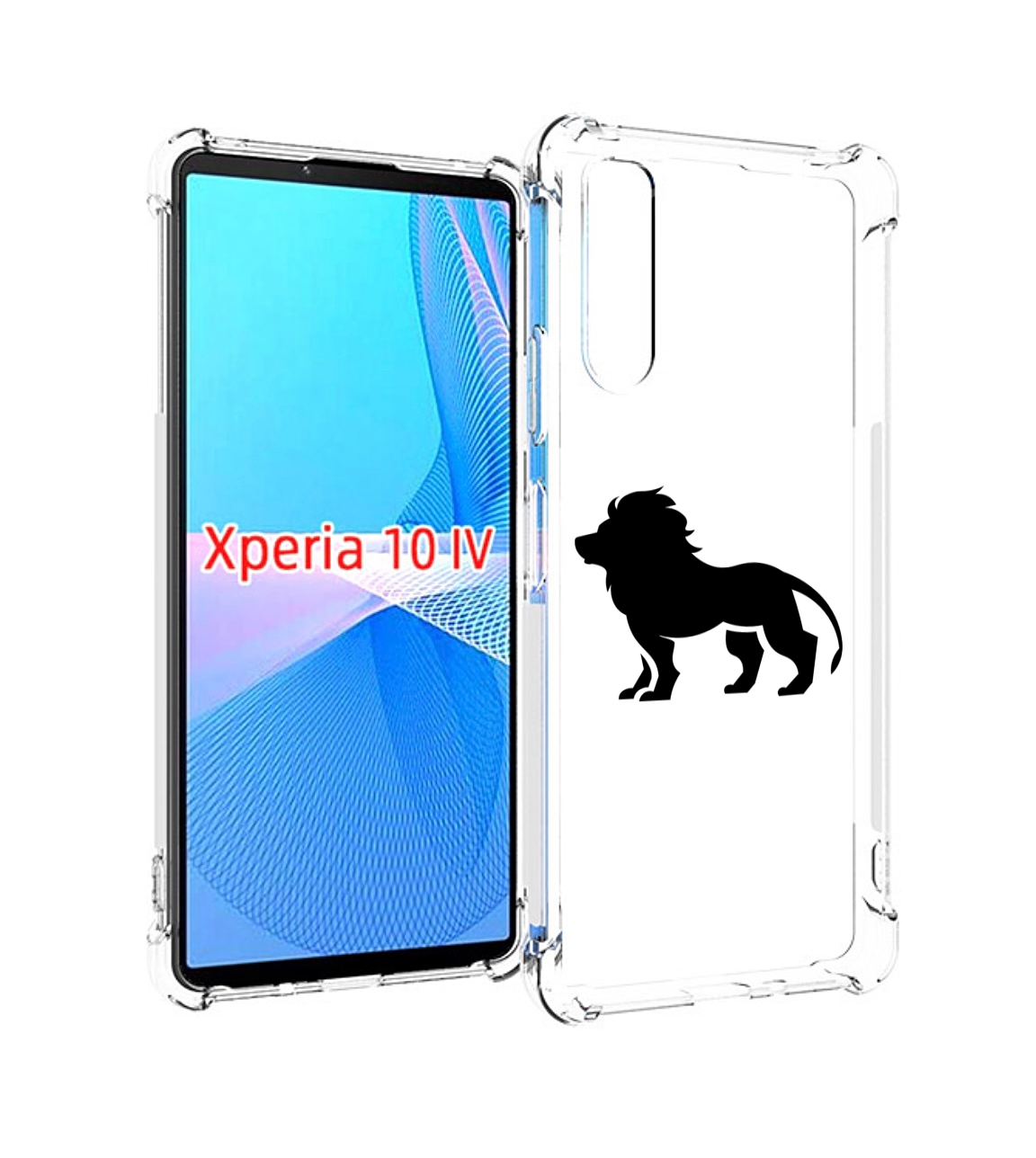 

Чехол MyPads Лев для Sony Xperia 10 IV (10-4), Прозрачный, Tocco