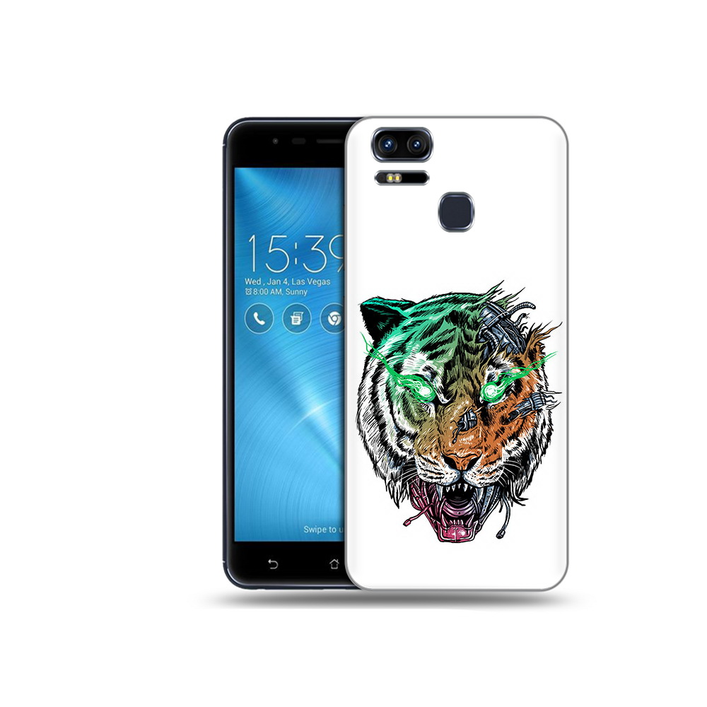 

Чехол MyPads Tocco для Asus ZenFone 3 робо-тигр (PT51214.656.584), Прозрачный, Tocco