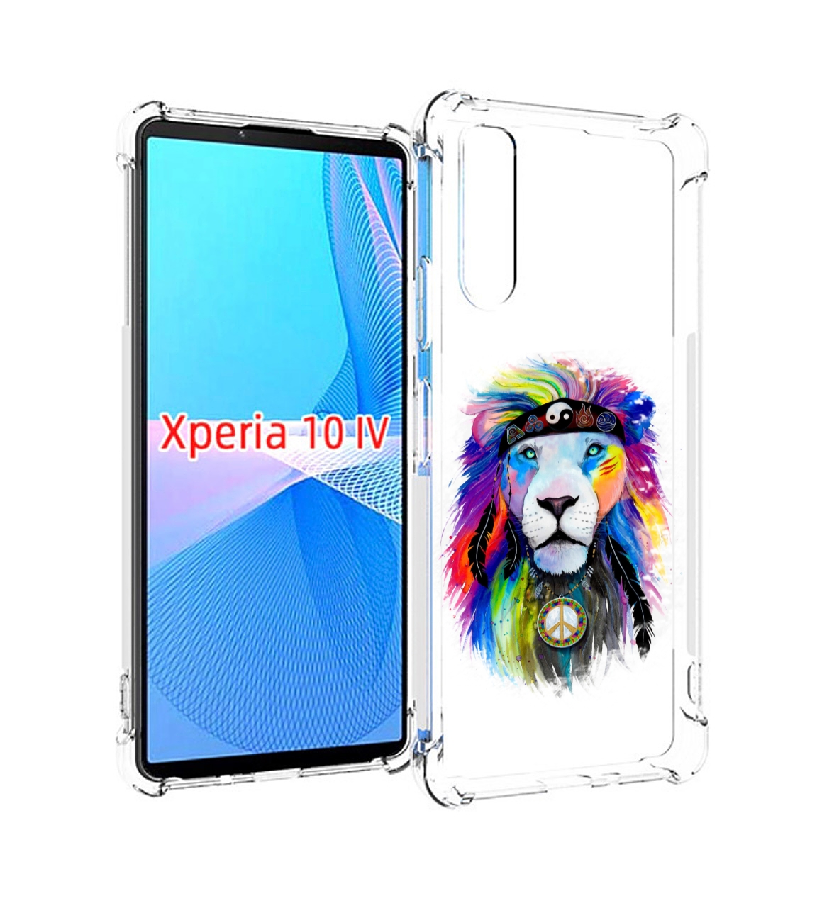 

Чехол MyPads Лев 3 для Sony Xperia 10 IV (10-4), Прозрачный, Tocco