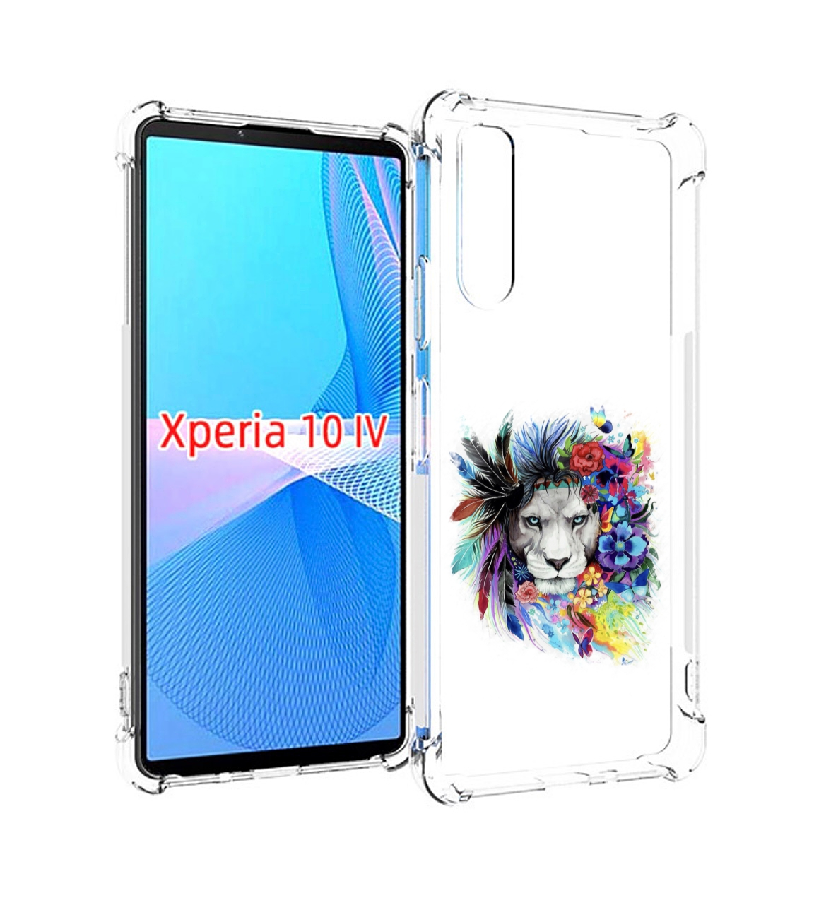 

Чехол MyPads Лев 2 для Sony Xperia 10 IV (10-4), Прозрачный, Tocco