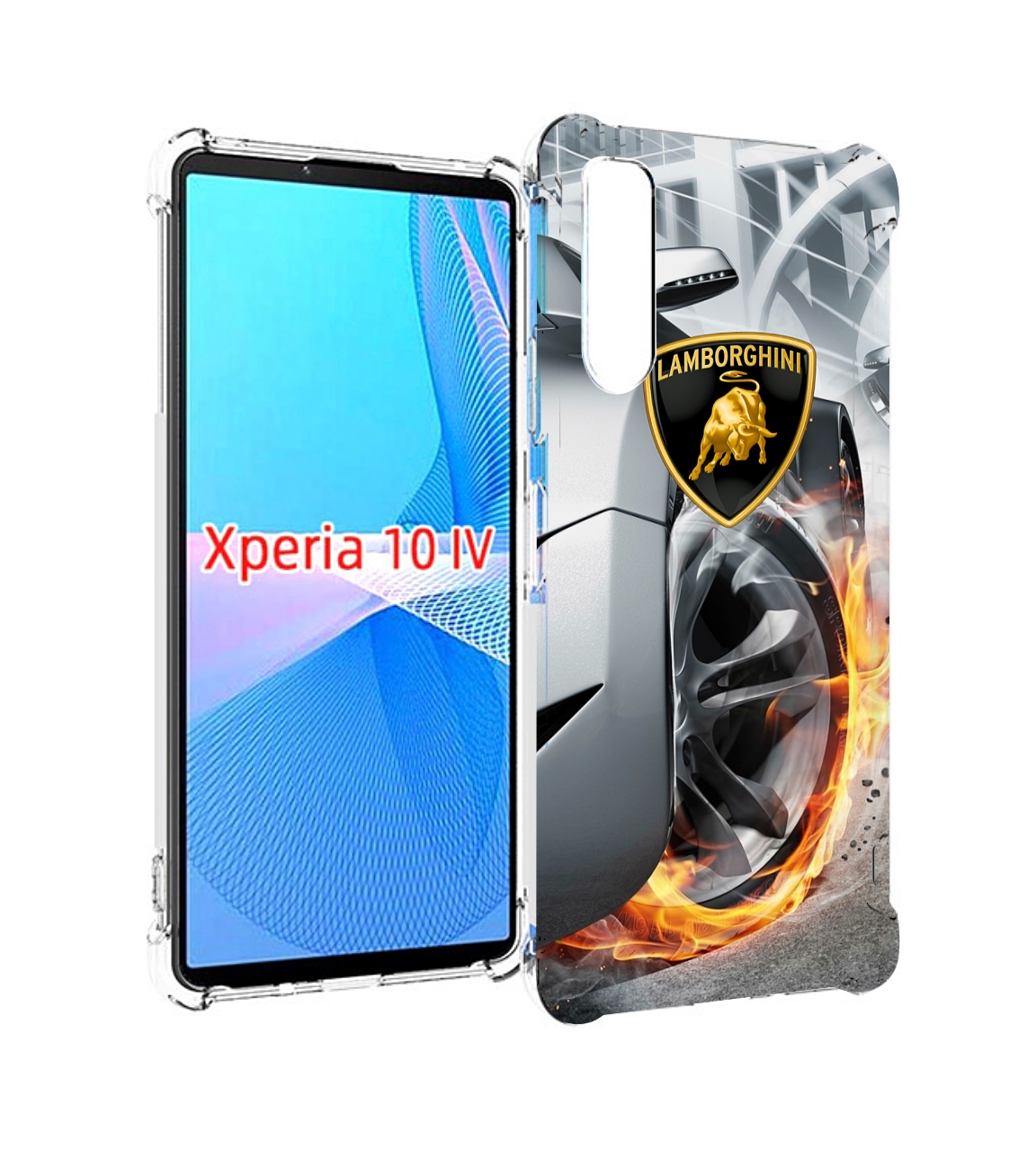 

Чехол MyPads Ламборгини мужской для Sony Xperia 10 IV (10-4), Прозрачный, Tocco