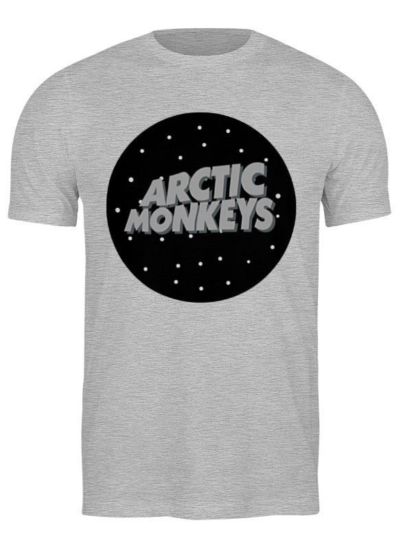 

Футболка мужская Printio Arctic monkeys серая S, Серый, Arctic monkeys