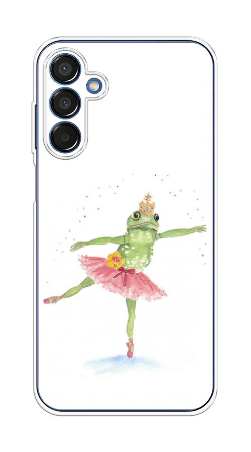 

Чехол на Samsung Galaxy M15 5G "Лягушка-балерина", Зеленый, 2109550-1