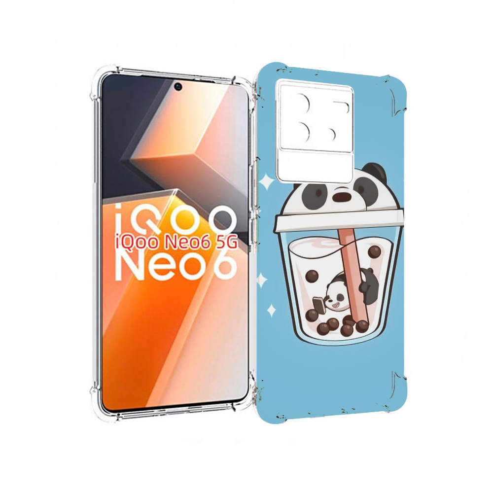 

Чехол MyPads Bubble tea для Vivo iQoo Neo 6 5G, Прозрачный, Tocco