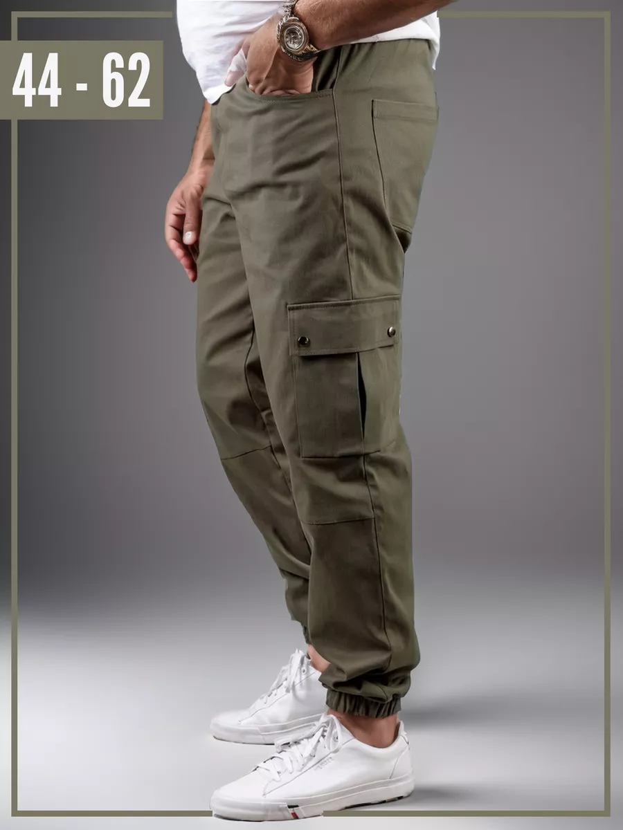 

Брюки мужские ASFASHIONDP ДЖТ123 хаки 54 RU, ДЖТ123