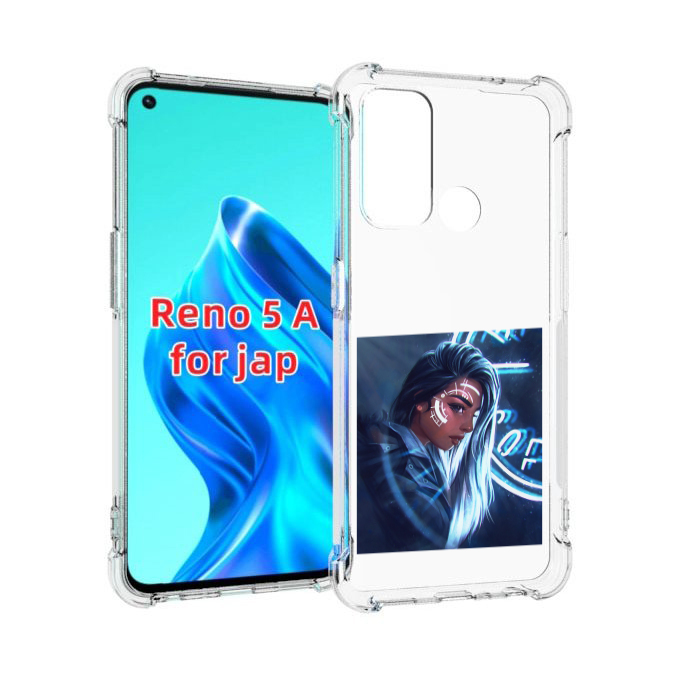 

Чехол MyPads девушка-из-антарктиды женский для Oppo Reno 5A, Прозрачный, Tocco