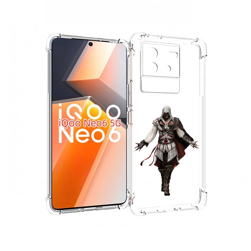 

Чехол MyPads Assassin's-Creed мужской для Vivo iQoo Neo 6 5G, Прозрачный, Tocco