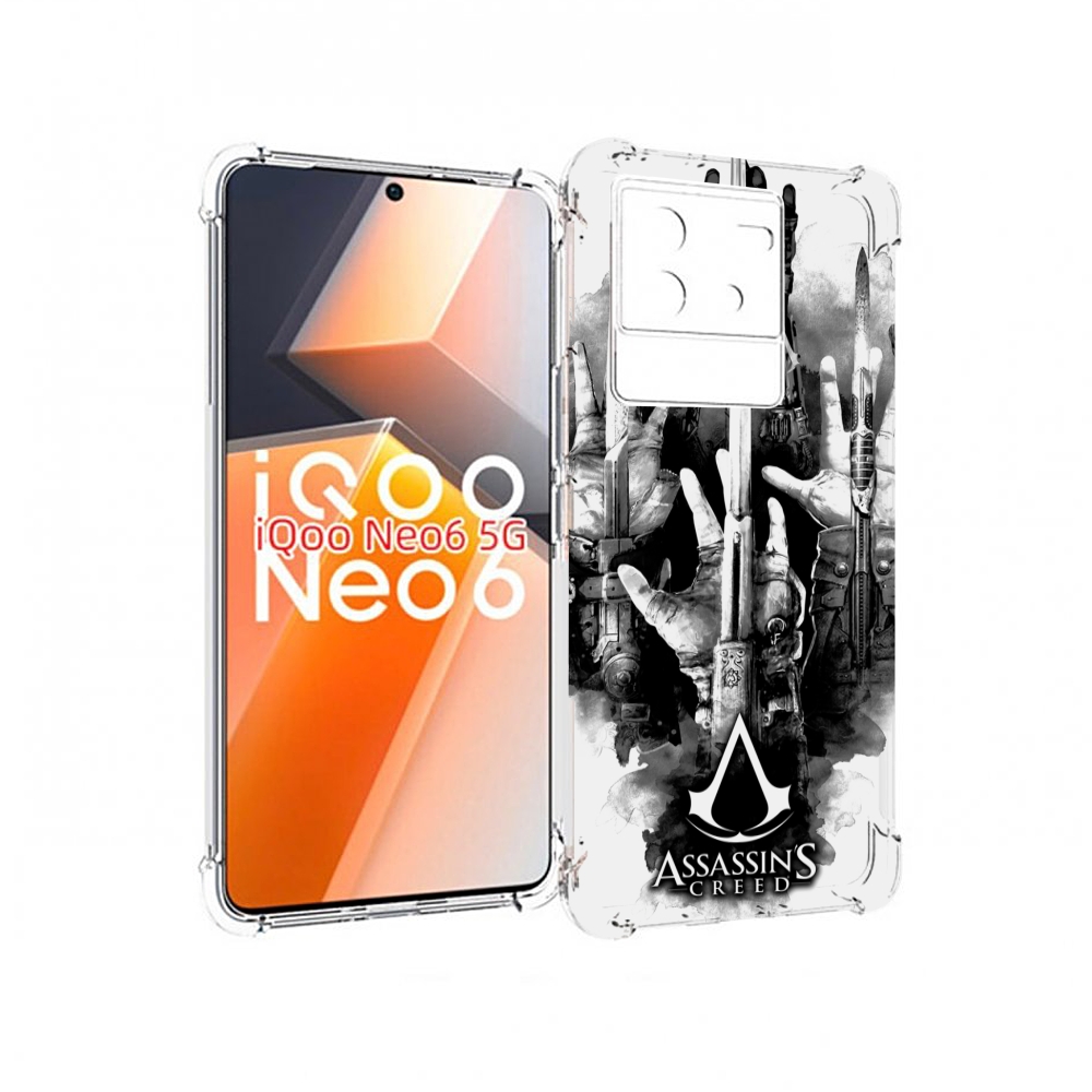 

Чехол MyPads Assassin's Creed скрытый клинок для Vivo iQoo Neo 6 5G, Прозрачный, Tocco
