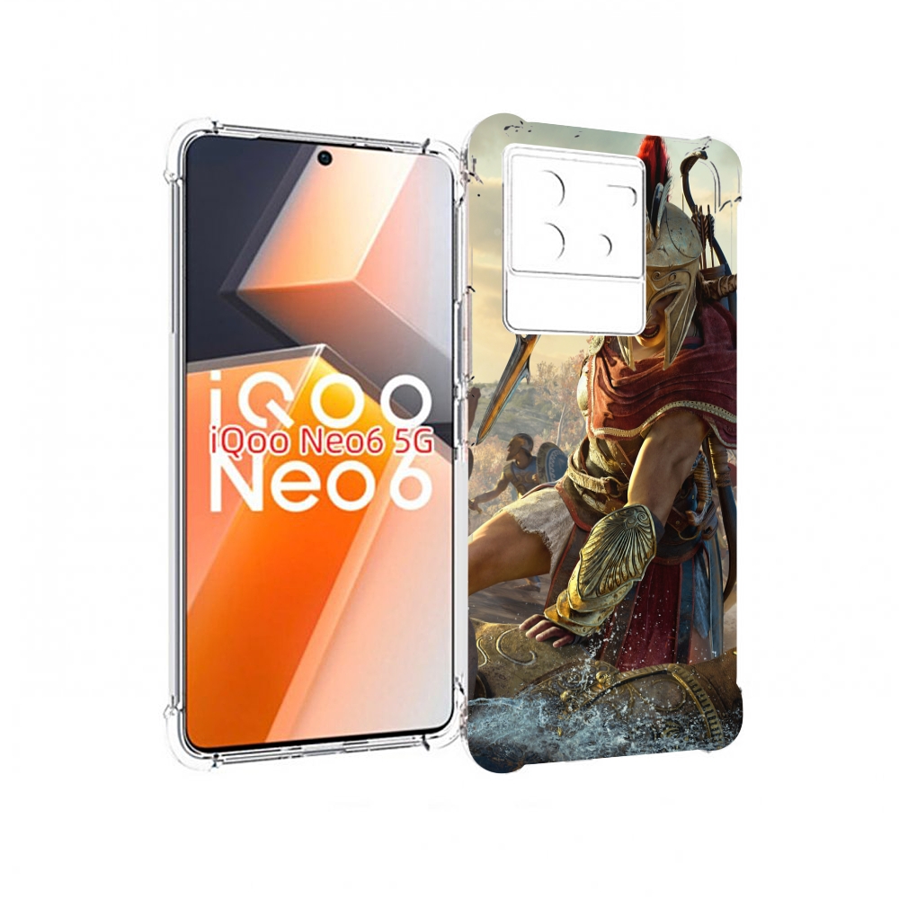 

Чехол MyPads Assassin's Creed Odyssey Kassandra мужской для Vivo iQoo Neo 6 5G, Прозрачный, Tocco