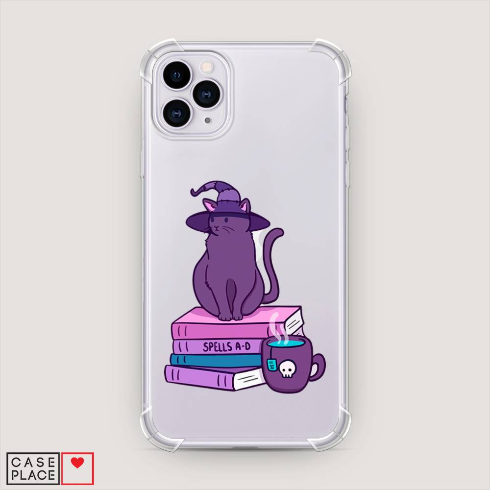 фото Противоударный силиконовый чехол "magic cat" на apple iphone 11 pro max awog