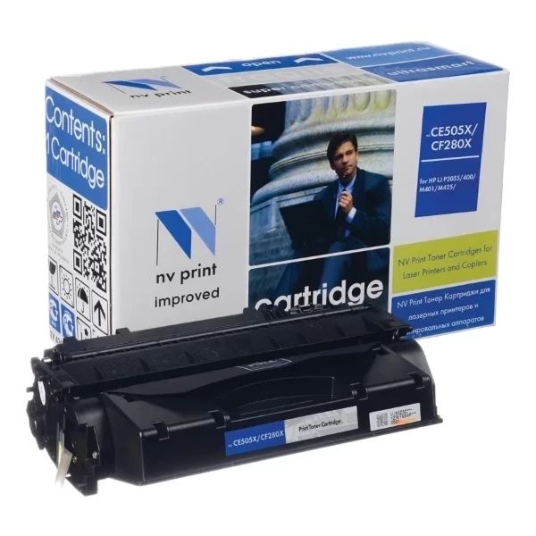 

Картридж для лазерного принтера NV Print (NV-CF280X; CE505X) черный, совместимый