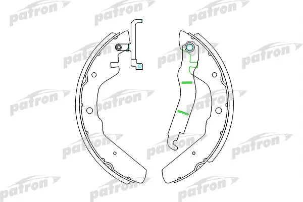 

Тормозные колодки PATRON барабанные PSP174