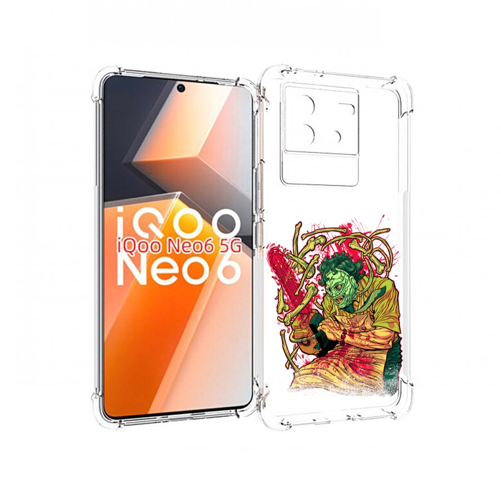 

Чехол MyPads яркий мясник для Vivo iQoo Neo 6 5G, Прозрачный, Tocco