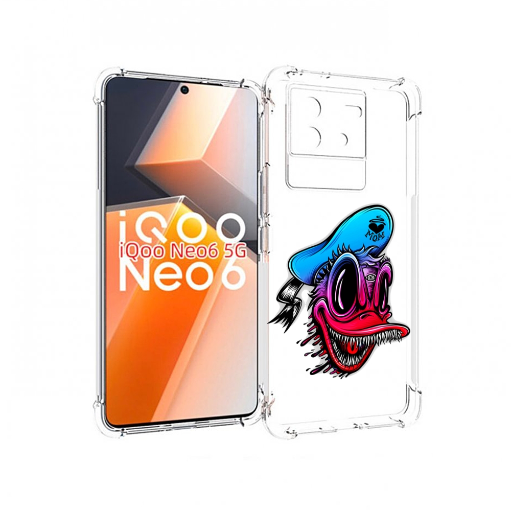 

Чехол MyPads Дональд для Vivo iQoo Neo 6 5G, Прозрачный, Tocco