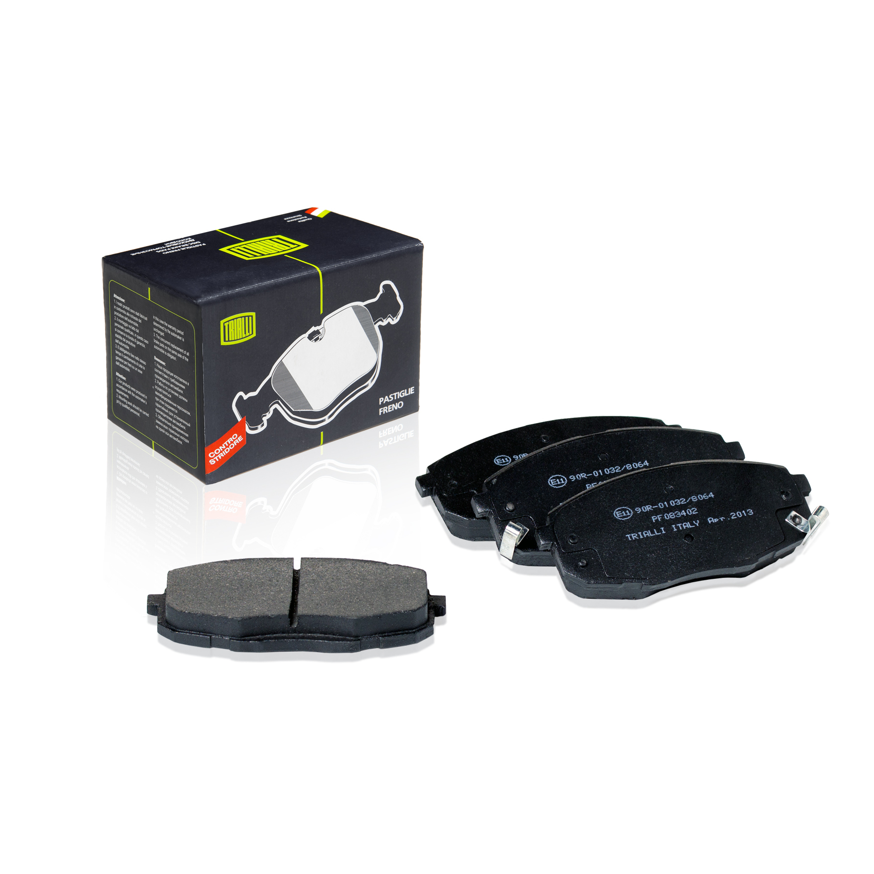 

Тормозные колодки Trialli передние дисковые для Kia Ceed 2006- PF083402