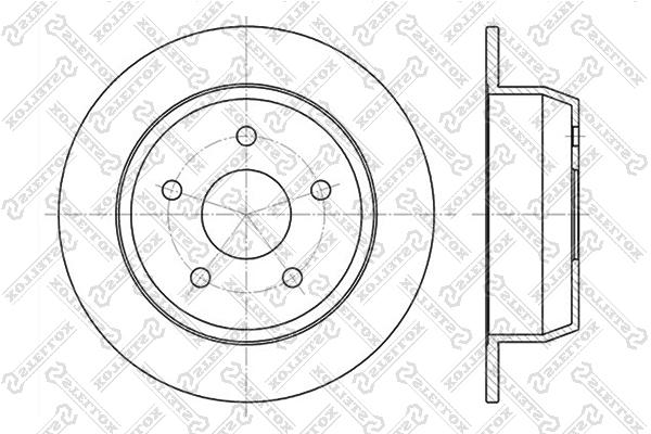 

Тормозной диск Stellox 6020-9304-SX
