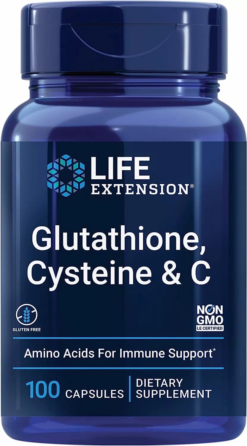 

Глутатион, цистеин, витамин C, Glutathione, Cysteine капсулы 100 шт.