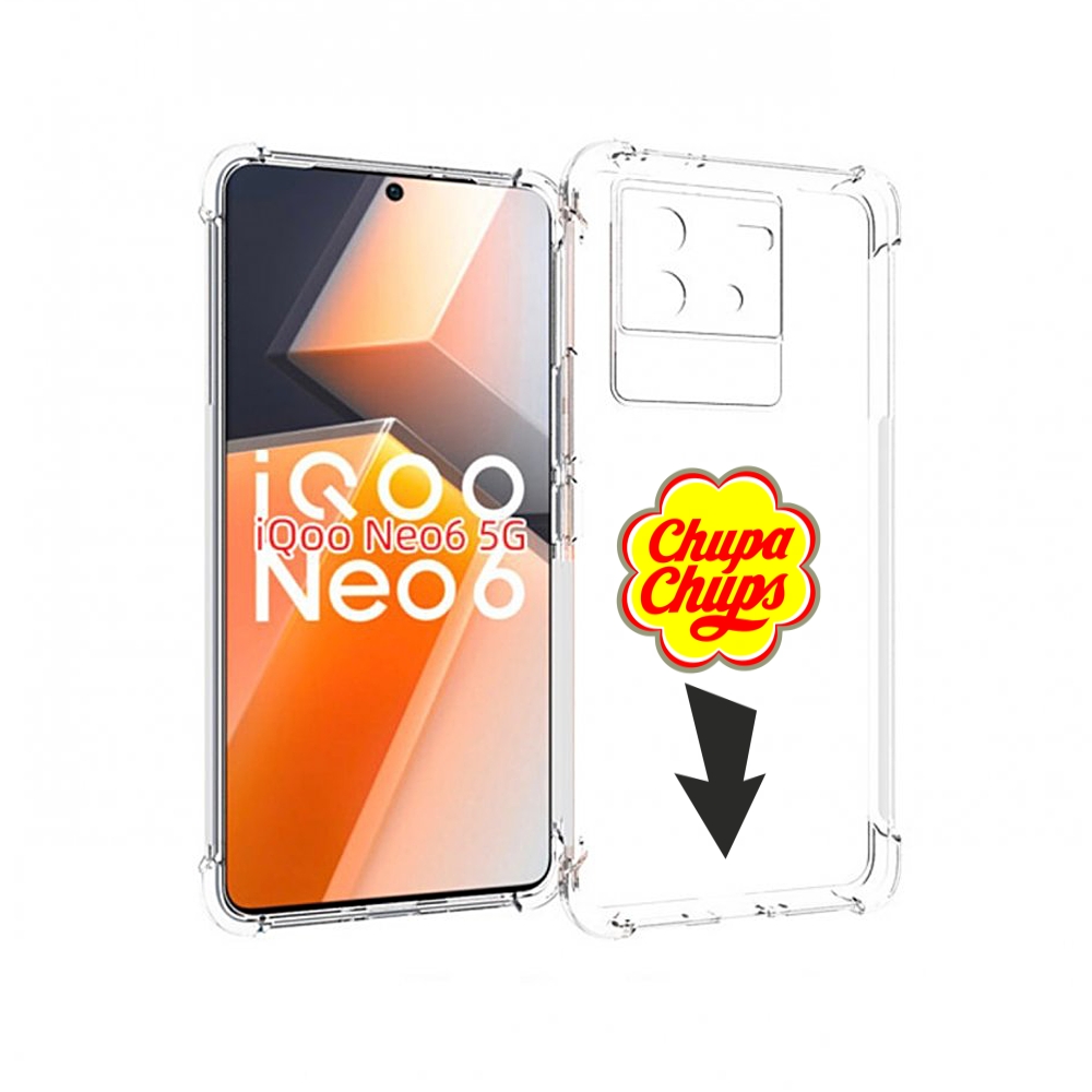 

Чехол MyPads чупа чупс для Vivo iQoo Neo 6 5G, Прозрачный, Tocco